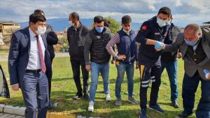 Aydın’ın Nazilli ilçesinde meydana gelen trafik kazasında bir kişi yaralandı.