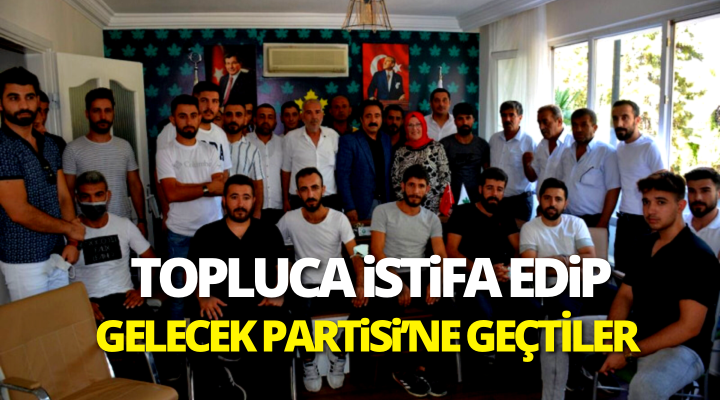 Gelecek Partisine toplu geçiş