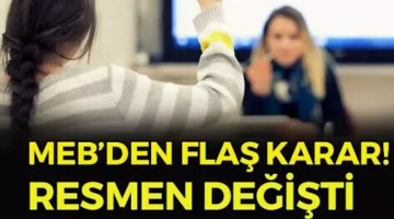 MEB’den flaş karar! Öğretmen adayları dikkat! Resmen değişti