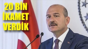 Soylu: 20 Bin Afganlıya ikamet izni verdik