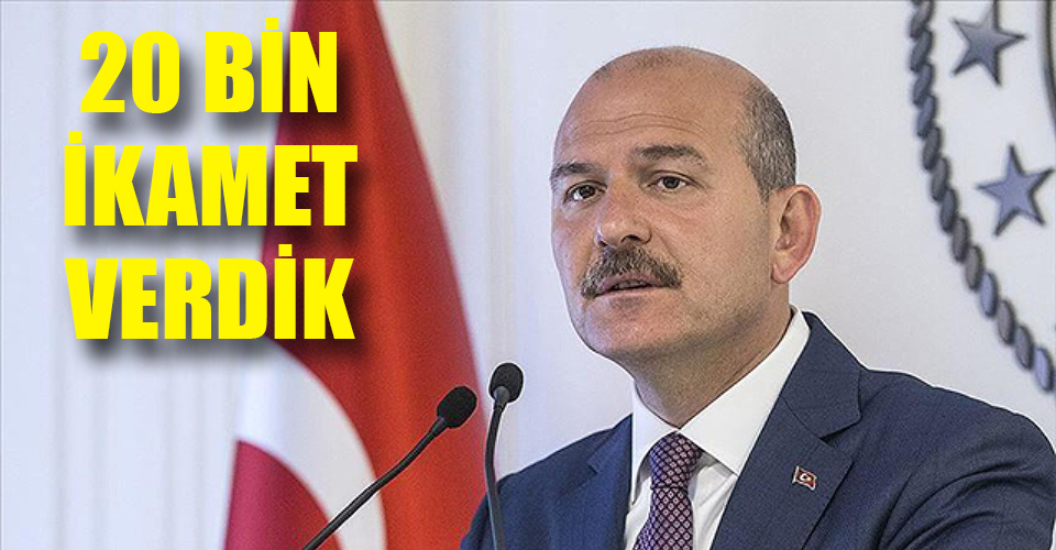 Soylu: 20 Bin Afganlıya ikamet izni verdik