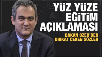 Yeni Milli Eğitim Bakanı okullardaki PCR testiyle ilgili konuştu