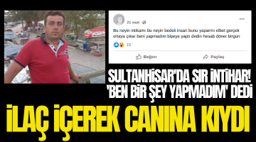 Sosyal Medyadan ‘Ben Yapmadım’ dedi intihar etti!