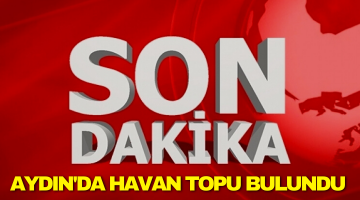 Efeler’de havan topu bulundu