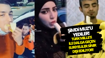 Muz yiyerek dalga geçen sığınmacılar hakkında karar: Sınır dışı edilecekler!