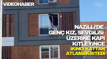 Erkek Arkadaşı Kapıyı Üstüne Kitleyince 2. Kattan Atlamak İstedi!