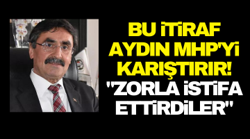İstifa eden Karacasu eski belediye başkanı İnal’dan şok itiraf! “Zorla istifa ettirdiler!”