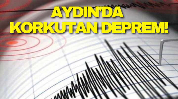 Aydın’da 3.3 büyüklüğünde deprem