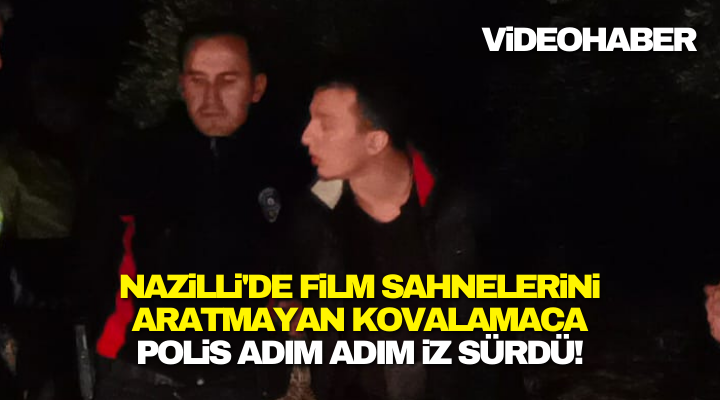 Aydın’ın Nazilli ilçesinde polisin dur ihtarına uymayan bir otomobil kovalamaca