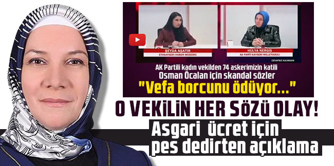 AK Partili Hülya Atçı Nergis’ten tepki çeken asgari ücret açıklaması: Onu düşünenler düşünsün