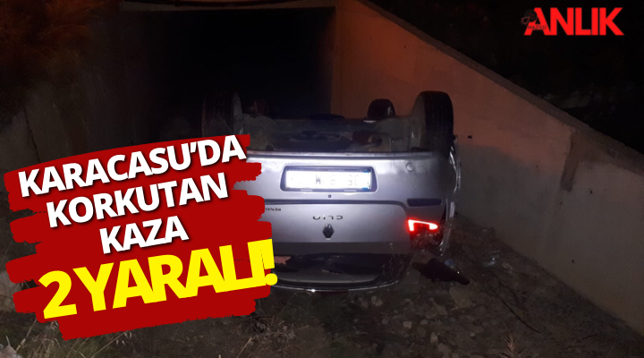 Karacasu’da korkutan kaza! 2 yaralı…