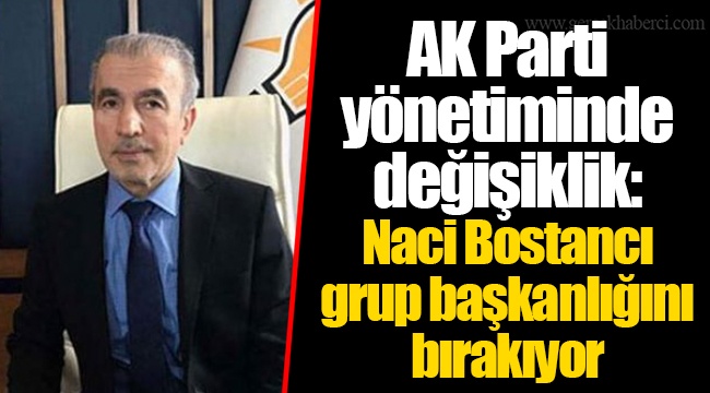 AK Parti, sürpriz bir değişime gitme kararı aldı. Partinin Grup