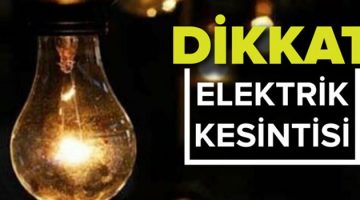 Nazilli’de elektrik kesintisi!