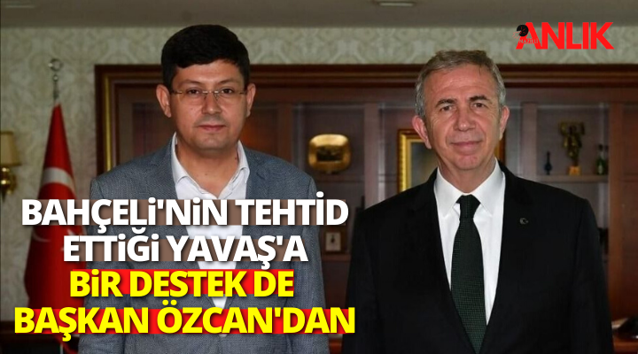 Başkan Özcan’dan Mansur Yavaş’a destek paylaşımı!