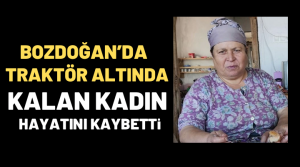 NAZLI ALTINAYAR – Bozdoğan güne acı haberle başladı. Kaza,ilçeye bağlı