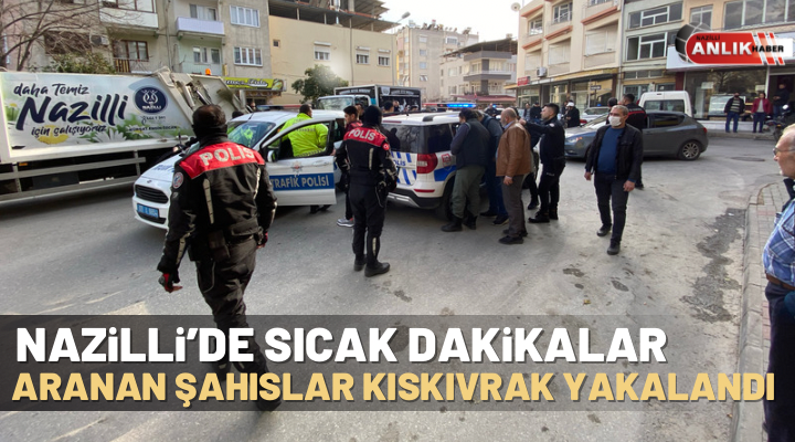 NAZLI ALTINAYAR- Nazilli’de şüpheli iki şahıs, polisin nefes kesem kovalamacası sonucu