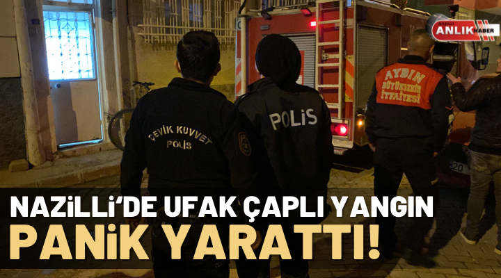 NAZLI ALTINAYAR-Nazilli’de sigorta kutusundan çıkan yangın panik yarattı. Olay, Kurtuluş