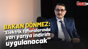 Bakan Dönmez, canlı yayında elektrik faturalarına getirilecek yeni düzenleme ve