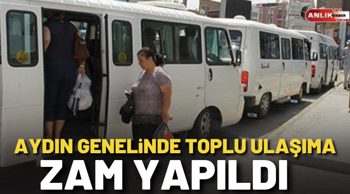 NAZLI ALTINAYAR-Aydın genelinde UKOME kararı ile toplu taşımaya zam yapıldı.