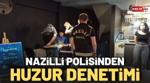 NAZLI ALTINAYAR-Nazilli’de huzur ve güven çalımaları tam gaz devam ediyor.