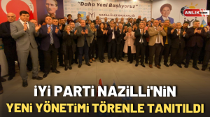 NAZLI ALTINAYAR-İYİ Parti Nazilli İlçe Başkanlığı’nın yeni yönetimi bugün yapılan