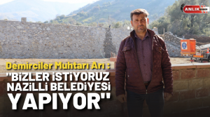 ANLIK HABER-Nazilli Belediyesi Fen İşleri Müdürlüğü ekipleri; Demirciler Mahallesi Çok