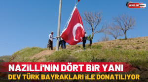 Nazilli Belediyesi tarafından Derebaşı Mahallesi’ne 15 metrelik içten ipli sonsuz