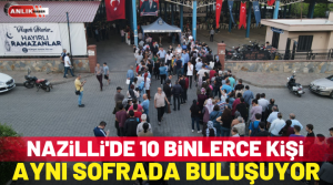 Nazilli Belediyesi tarafından Ramazan ayı dolayısıyla kentin farklı noktalarında düzenlenen