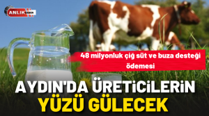NAZLI ALTINAYAR- Aydın’da üreticilere müjde verildi. 2021 yılı çiğ süt