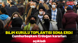 Cumhurbaşkanı Recep Tayyip Erdoğan, Sağlık Bakanlığı Koronavirüs Bilim Kurulu üyeleriyle