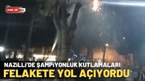 NAZLI ALTINAYAR – Olay, Nazilli’de Atatürk Parkı’nda akşam saatlerinde meydana