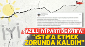 İYİ Parti Nazilli güne istifa haberi ile başladı. Ali Gökbaraz’ın