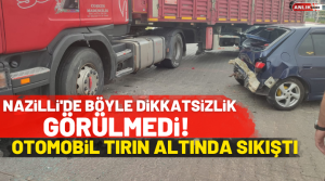 NAZLI ALTINAYAR- Kaza, Nazilli’de Zafer Mahallesi Mehmet Özalp Bulvarı üzerinde