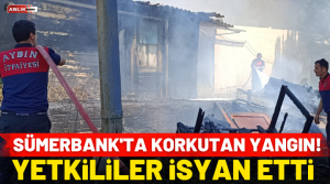 ALİ GÜNANA-Yangın, Nazilli’de Sümer Mahallesi eski Sümerbank fabrikasının iç kısmında