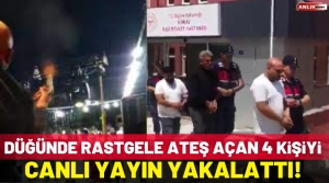 Denizli’de sokak düğününde 4 kişinin pistte oynayanların arasında, tabancalarla havaya