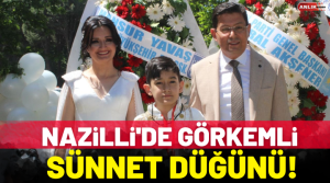 Nazilli Belediye Başkanı Kürşat Engin Özcan ve eşi Aslı Özcan’ın