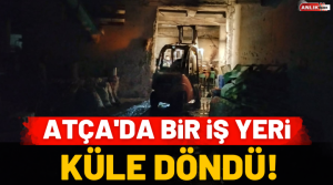 NAZLI ALTINAYAR-Yangın, Aydın’ın Sultanhisar ilçesine bağlı Atça Mahallesinde gece saatlerinde