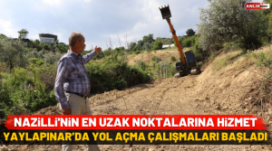 Nazilli Belediyesi Fen İşleri Müdürlüğü ekipleri, Yaylapınar Mahallesi’ndeki 2 farklı