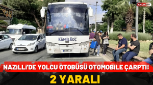 ALİ GÜNANA- Kaza, Aydın-Denizli Karayolu eski polis okulu kavşağında 16.15