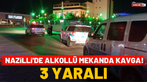 Olay, Nazilli’de Yeni Sanayi Mahallesi’nde bulunan alkollü bir mekanın otoparkında