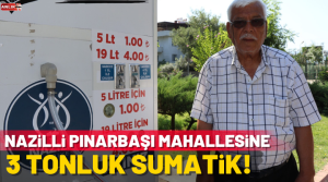 Nazilli Belediyesi, Pınarbaşı Mahallesi sakinlerinin talebi üzerine muhtarlık binası önüne