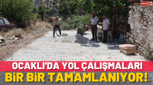Nazilli Belediyesi ekipleri Ocaklı Mahallesi’ndeki 2 farklı noktada alt yapı