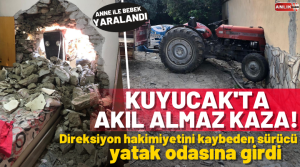 NAZLI ALTINAYAR- Kaza, Kuyucak’a bağlı Kurtuluş Mahallesi’nde sabahın ilk saatlerinde