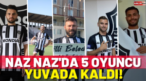 Nazilli Belediyespor’da 5 oyuncunun sözleşmesi 1 yıl daha uzatıldı. Son