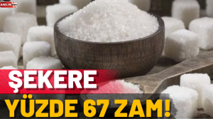 Türkşeker, şeker fiyatlarına yüzde 37-67 oranlarında zam yaptığını duyurdu. Türkşeker,