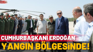 Cumhurbaşkanı Recep Tayyip Erdoğan, Dalaman Havalimanı’nda, İçişleri Bakanı Süleyman Soylu,