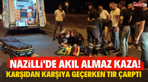 NAZLI ALTINAYAR – Kaza, Nazilli’de Aydın-Denizli Karayolu üzerinde Gıda Çarşısı