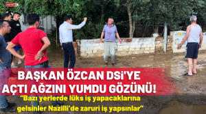 Nazilli’de son iki gündür yaşanan aşırı yağışların ile birlikte ilçenin