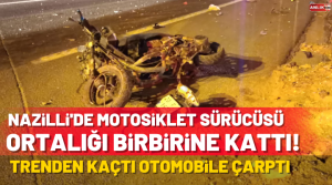 Kaza, Nazilli’de Dallıca Mahallesi’nde bulunan hemzemin geçitinde gece saatlerinde meydana