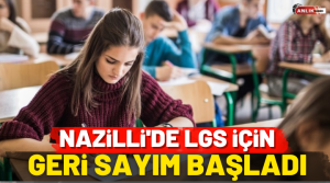 İlçe Milli Eğitim Müdürü İsmail Şimşek, kent genelinde LGS’nin 31